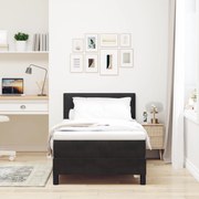 Cama Box Spring com Colchão vidaXL Preta 90x200 cm Veludo