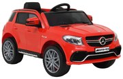 vidaXL Carro para crianças Mercedes Benz GLE63S plástico vermelho