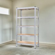 Estante para cargas pesadas até 350 kg 170 x 75 x 30 cm Prateado