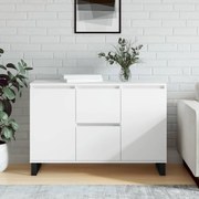vidaXL Aparador 101,5x35x70 cm derivados de madeira branco