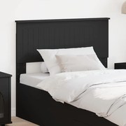 vidaXL Cabeceira Carvalho Preto 100 cm Madeira processada