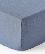 Lençol em linho lavado com elástico boxspring Airy