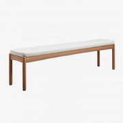 Banco 180 Cm Em Madeira De Eucalipto Aderyn Castanho Eucalipto - Sklum