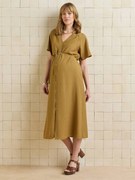 Vestido de gravidez e amamentação bronze