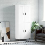 vidaXL Armário alto 69,5x34x180 cm derivados de madeira branco