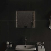 vidaXL Espelho de casa de banho com luzes LED 40x40 cm