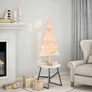 vidaXL Árvore de Natal decorativa 100 cm madeira de pinho maciça