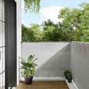 Tela de varanda 120x400 cm 100% poliéster oxford cinzento-claro