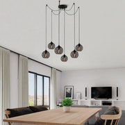 Candeeiro de Teto Fellini – Preto – 137 x 137 cm