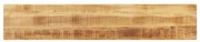 Tampo de mesa retangular 180x20x3,8 cm mangueira áspera maciça