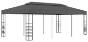 vidaXL Gazebo/tenda 3x6 m antracite