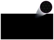 vidaXL Cobertura para piscina 450x220 cm PE preto