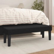 vidaXL Banco 100x30x30 cm tecido preto