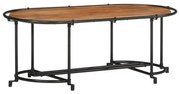 vidaXL Mesa de centro 110x55x40 cm madeira de acácia maciça