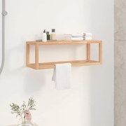 vidaXL Toalheiro 60x20x20 cm madeira de nogueira maciça