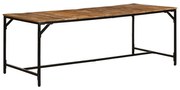 vidaXL Mesa de jantar 200x100x75 cm madeira de mangueira maciça áspera