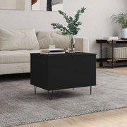 vidaXL Mesa de centro 60x44,5x45 cm derivados de madeira preto