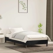 vidaXL Estrutura de cama sem colchão 100x200 cm veludo preto