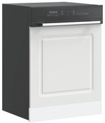 vidaXL Painel máquina lavar louça Kalmar 60x1,5x67 cm branco