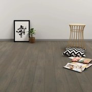 vidaXL Tábuas soalho auto-adesivas 4,46 m² 3mm PVC cinzento e castanho
