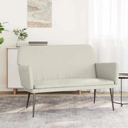 vidaXL Banco 108x79x79 cm veludo cor creme