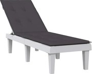 vidaXL Almofadão para cadeira terraço (75+105) x 50 x 4cm mesclado tecido
