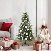 vidaXL Árvore de Natal Articulada Artificial Verde 120 cm PE e PVC