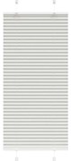 Cinzento Luz Plissada Cega 55x150 cm Largura Tecido 54,4 cm