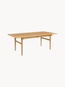 Mesa de jantar em madeira de carvalho CH327, vários tamanhos