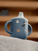 Copo de aprendizagem Neil - LIEWOOD azul-escuro