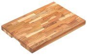 vidaXL Tábua de cortar 50x35x4 cm madeira de acácia maciça