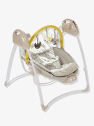 Agora -15%: Baloiço com arco de jogos Babyswing VERTBAUDET cinza estampado