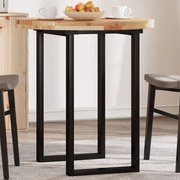 vidaXL Tampo de mesa redondo Ø70x4 cm madeira de acácia maciça