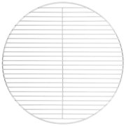 vidaXL Grelha para churrasco redonda Ø50 cm aço inoxidável 304