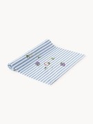 Corredor de mesa às riscas com motivos bordados Melony