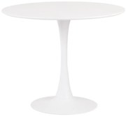 Mesa Cozinha e Sala de Jantar  Mesa TUL (TO), lacada branco, 90 cms de diâmetro