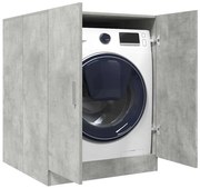 vidaXL Armário máquina lavar roupa 70,5x71,5x91,5 cm cinzento-cimento