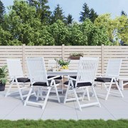 vidaXL Almofadões de cadeira 6 pcs 40x40x7 cm tecido oxford antracite