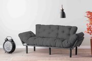Conjunto de Mesas de Encaixe Stil Metal Ferforje – Branco e Preto – Me