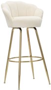 BANCO DE BAR VIENA CREME 55X53X110 CM