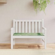 vidaXL Almofadão banco jardim 100x50x4cm tecido oxford padrão folhas