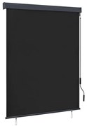 vidaXL Estore de rolo para exterior 140x250 cm antracite
