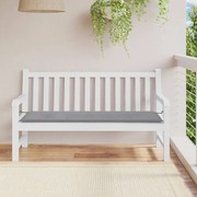 vidaXL Almofadão p/ banco de jardim 150x50x4 cm tecido oxford cinza