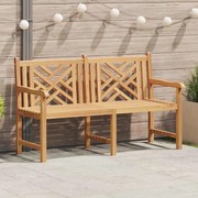vidaXL Banco de jardim Castanho 150 x 60 x 90 cm