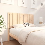 vidaXL Cabeceira de cama 125,5x4x100 cm madeira de pinho maciça
