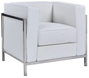 Poltrona LOBBY – 78x70x68 cm – Estrutura em Aço Inoxidável e Estofado