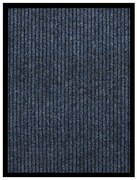 vidaXL Tapete de porta às riscas 60x80 cm azul