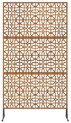 vidaXL Tela de Privacidade 100x50x180 cm em Aço Envelhecido
