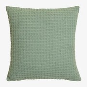 Almofada Quadrada De Algodão (40x40 Cm) Irwel Verde Hortelã - Sklum