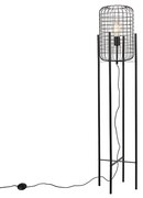 Candeeiro de pé industrial preto - Bliss Vefa